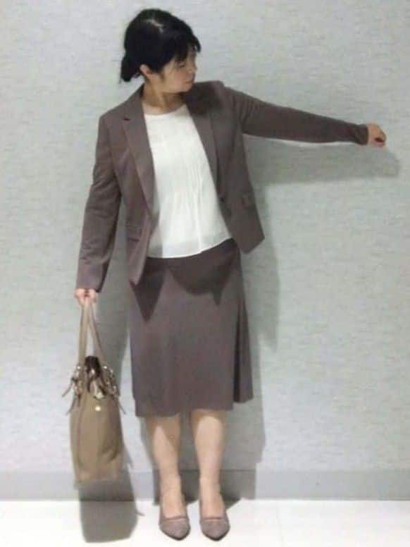 sakoさんの「Reflect｜【SS-4Lサイズ】匠ジャケット／ベーシックテーラード／WEB先行カラーあり」を使ったコーディネート