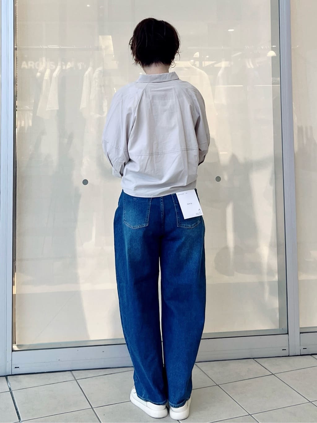 yo-koさんの「OPAQUE.CLIP｜切替フォルムシャツ【洗濯機洗い可】」を使ったコーディネート