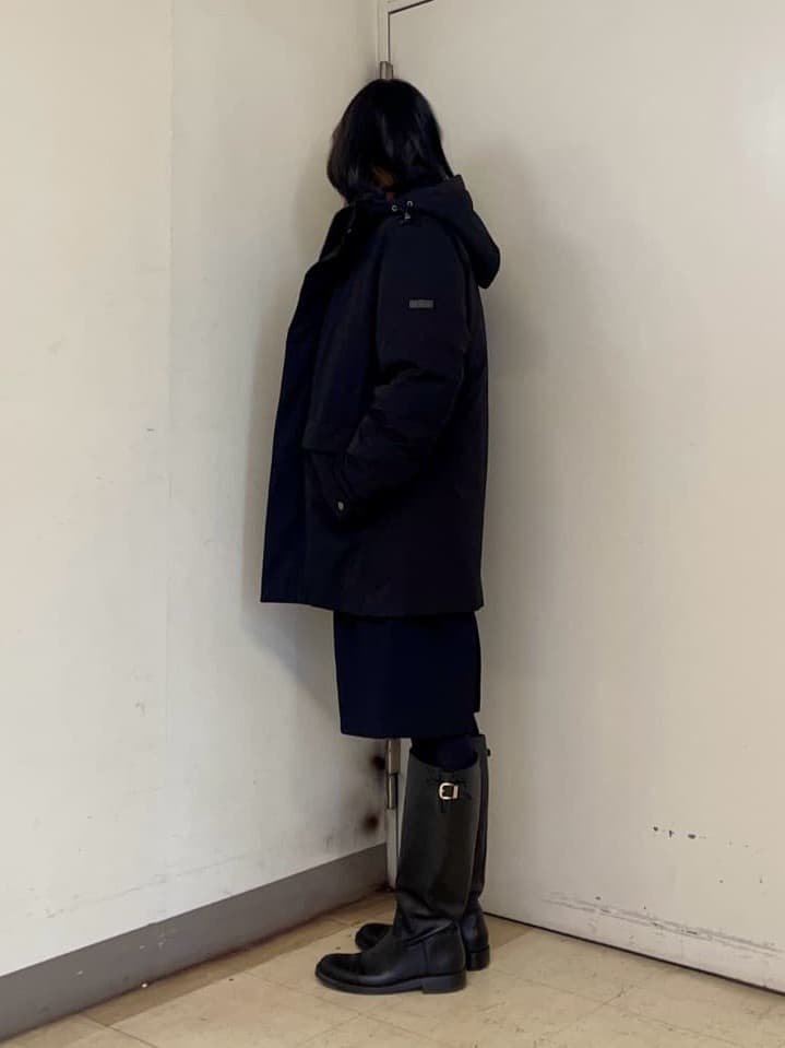 iwさんの「TAKEO KIKUCHI｜【None Of Stress】ストレッチ ダウンブルゾン」を使ったコーディネート