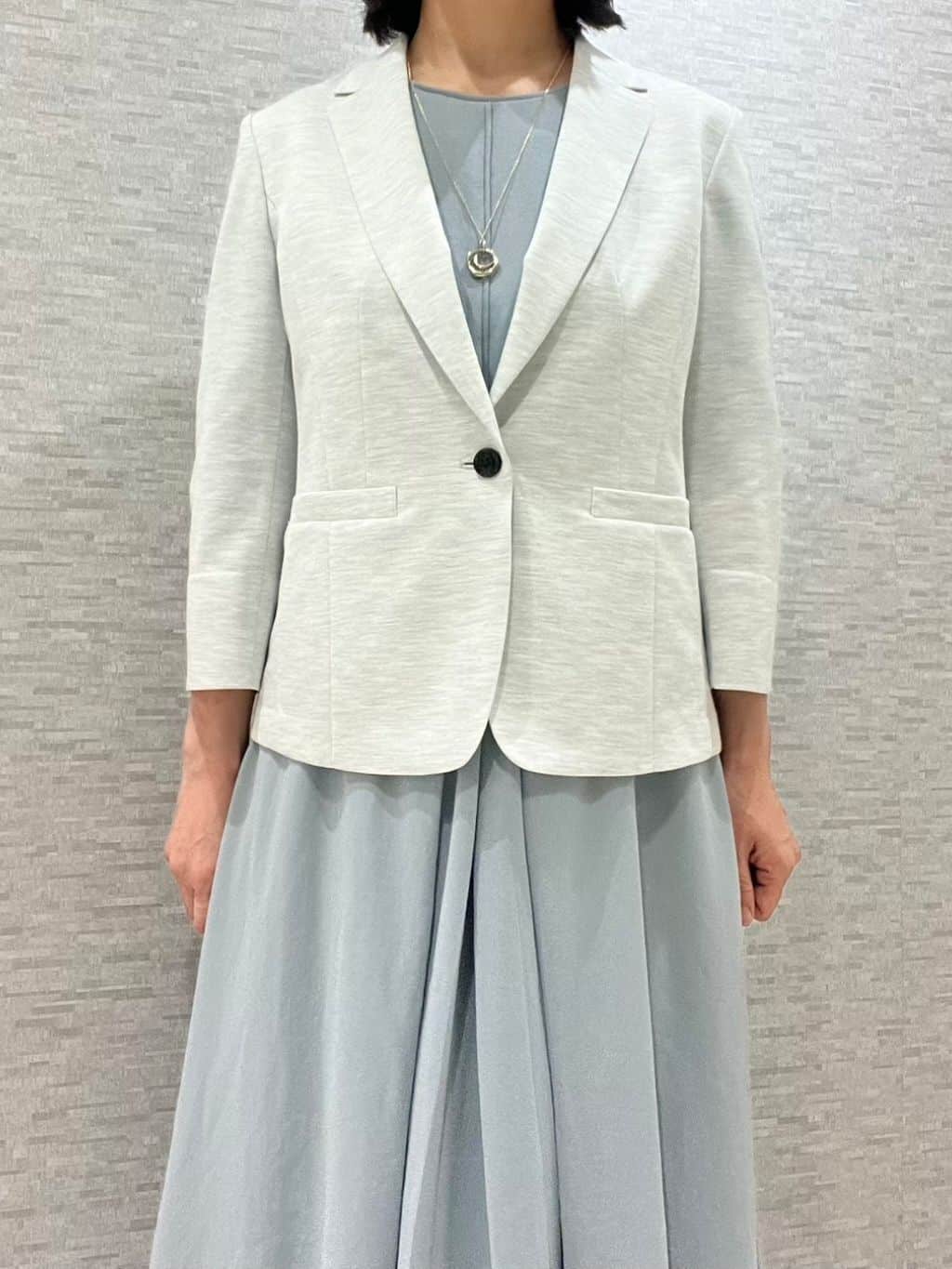 marikoさんの「Reflect｜【吸水速乾／防しわ】シルキープリーツワンピース」を使ったコーディネート