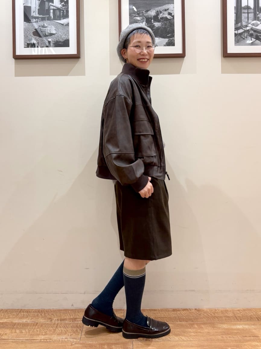 Ayumiさんの「SHOO･LA･RUE｜【セットアップ可】チェック柄タックハーフパンツ」を使ったコーディネート