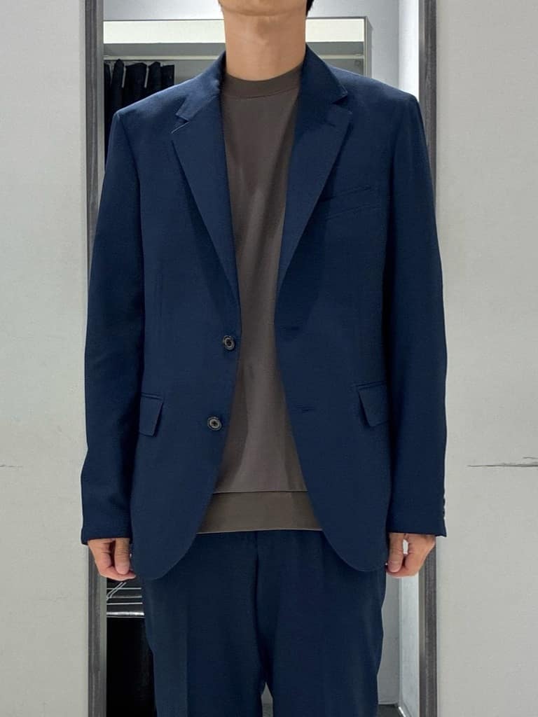 わいずみさんの「TAKEO KIKUCHI｜【COOL CITY WEAR】アーバンクール ジャケット /接触冷感・吸水速乾」を使ったコーディネート