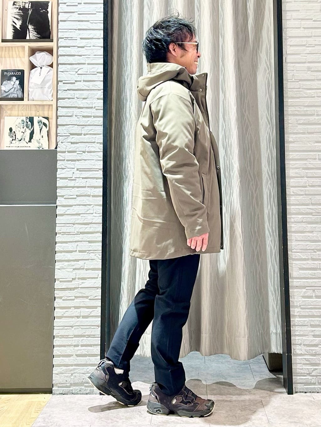KENJI Iさんの「THE SHOP TK｜【3WAY】中綿ライナー付き カルゼコート　洗濯機OK/ON・OFF対応」を使ったコーディネート