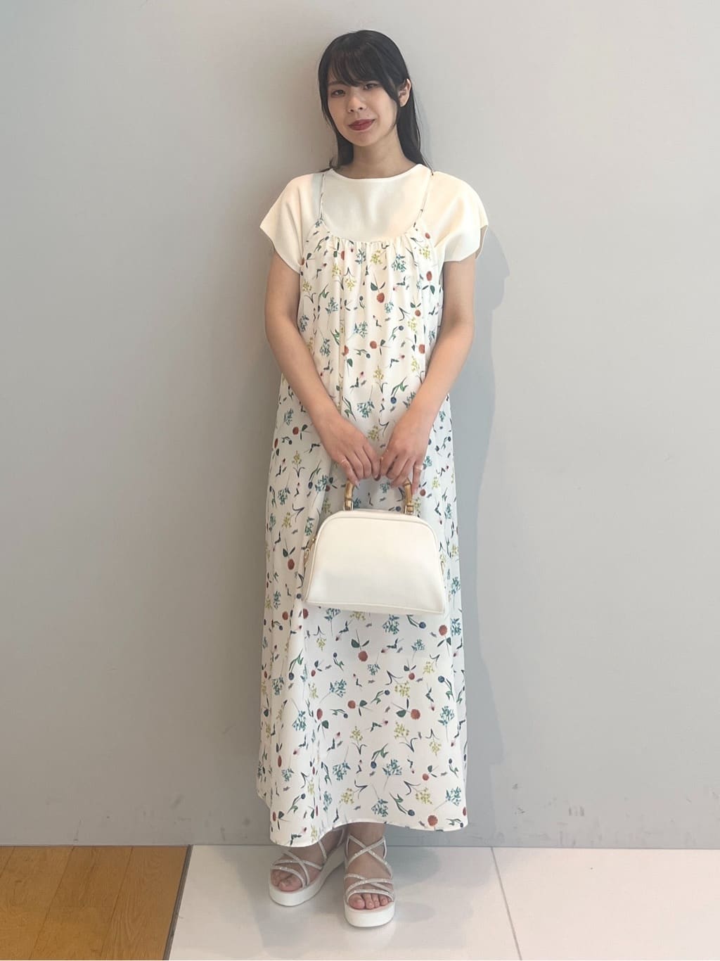 cotaniさんの「grove｜◆【コラボITEM】DILIGENCE PARLOUR キャミワンピース」を使ったコーディネート