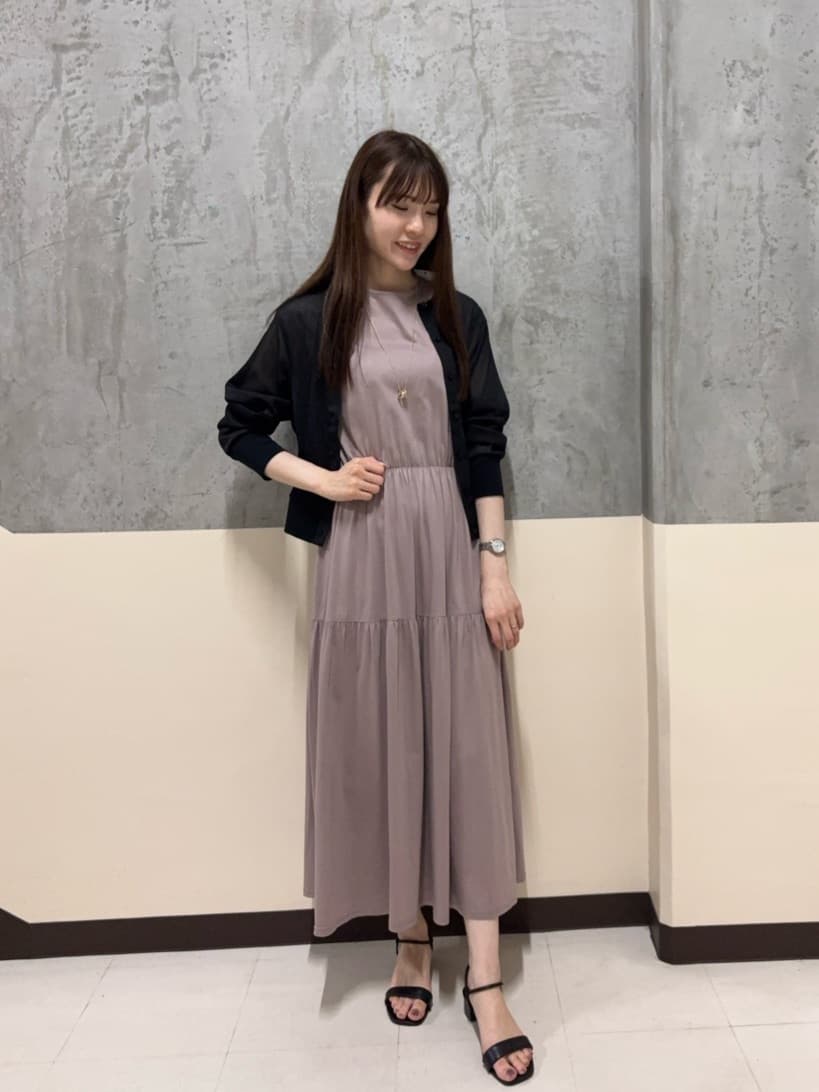 mayuさんの「UNTITLED｜【ティアード/洗える】コットンロングワンピース」を使ったコーディネート