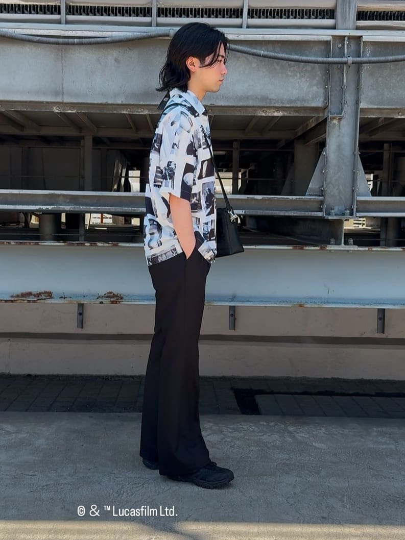yumaさんの「tk.TAKEO KIKUCHI｜【STAR WARS】Capsule Collection 2WAY半袖シャツ」を使ったコーディネート