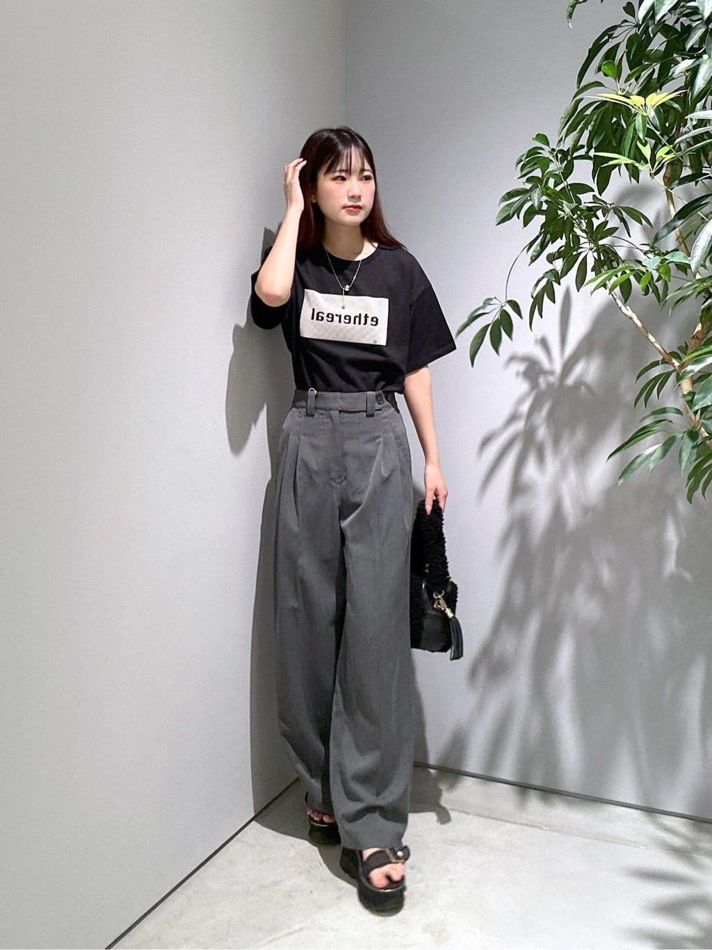 Renoさんの「INDIVI｜Timeless｜モードスラックス」を使ったコーディネート