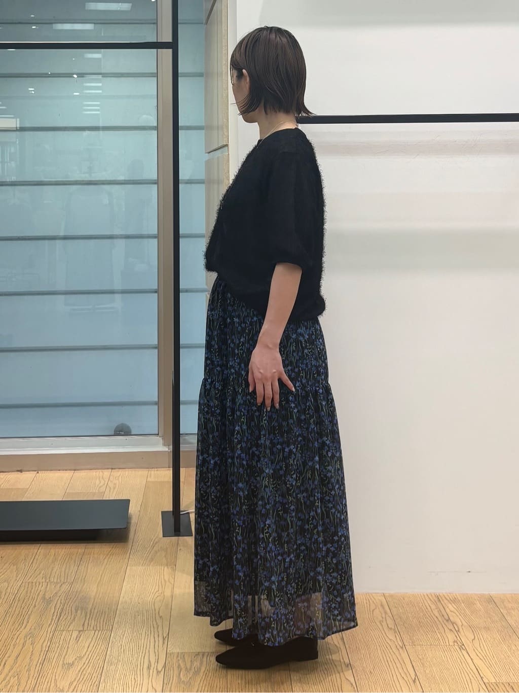 asamiさんの「INDIVI｜ヘアリージャカードトップス」を使ったコーディネート