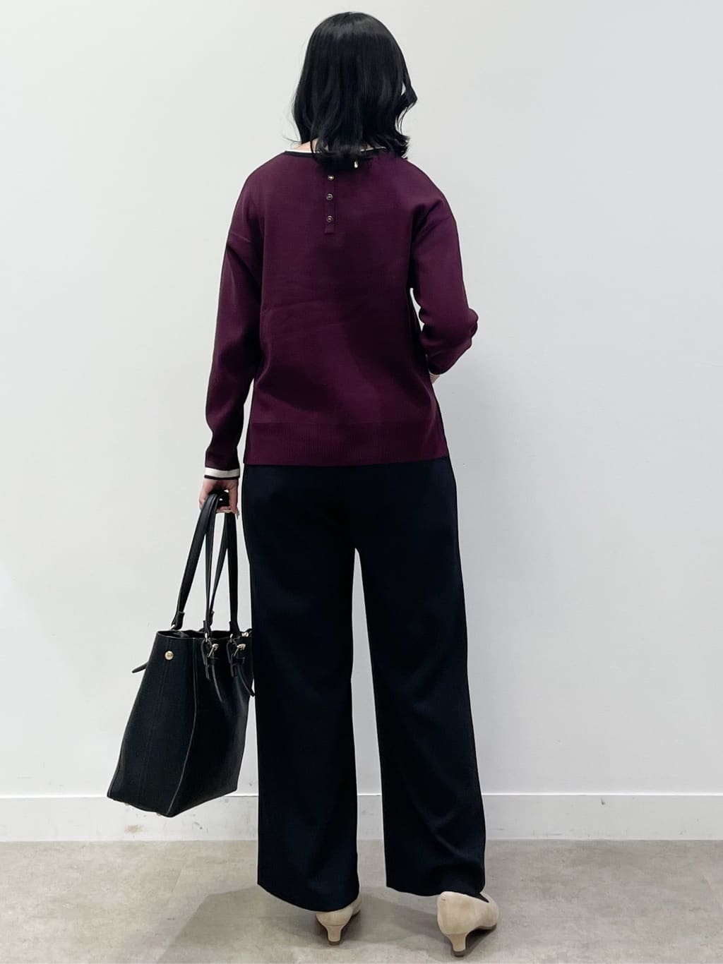 yukariさんの「Reflect｜【ウエスト総ゴム／セットアップ可】フルレングスストレートパンツ」を使ったコーディネート