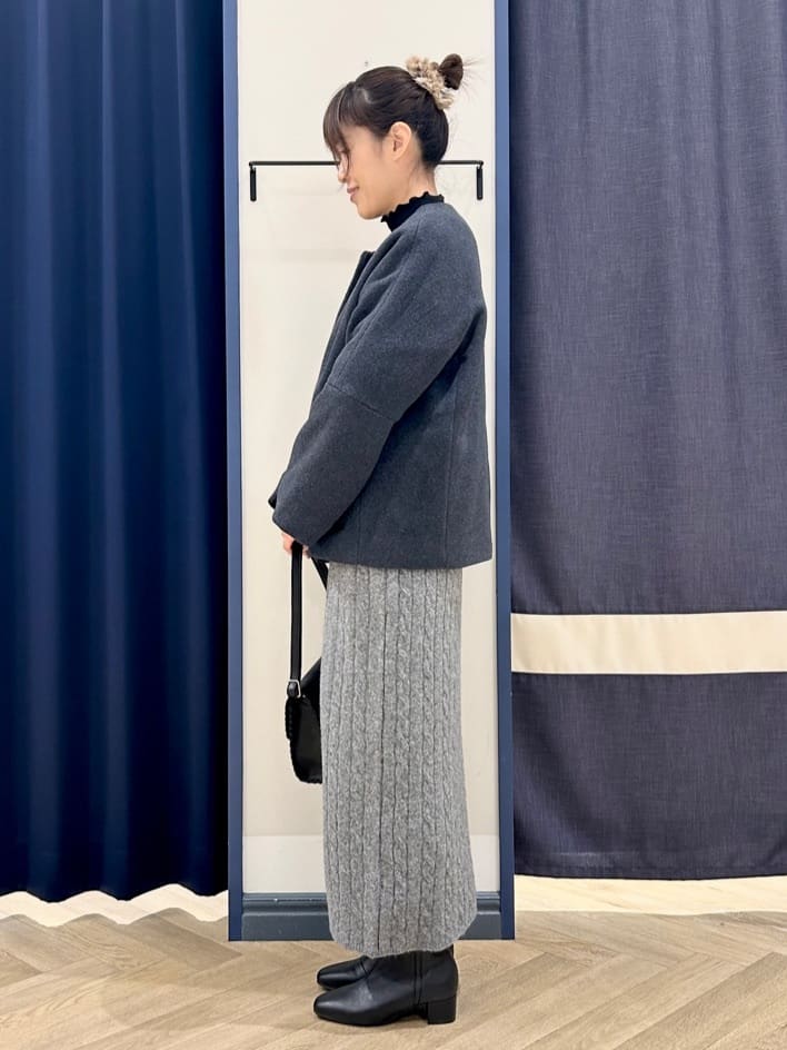Orikaさんの「grove｜【ウール混】軽やかに羽織れるショートコート」を使ったコーディネート