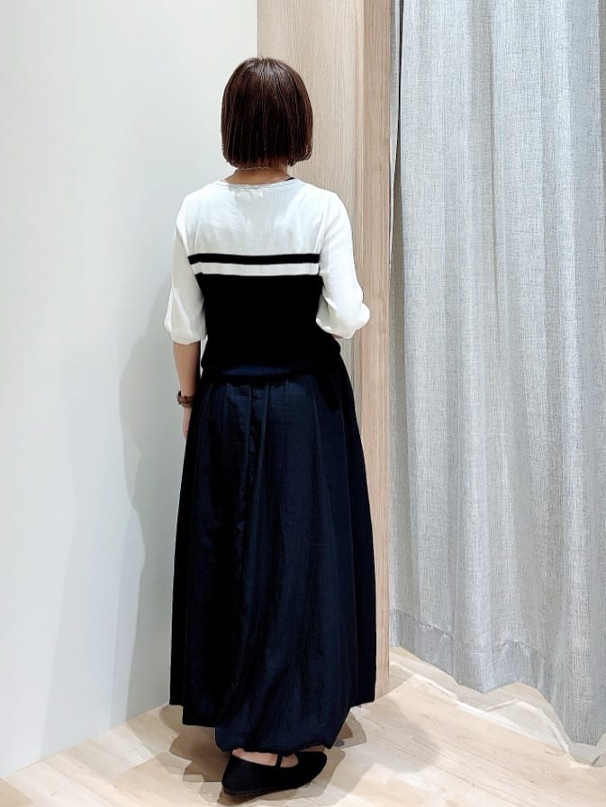 MIYUさんの「grove｜ひんやり多機能・やわらかドライタッチ五分袖プルオーバー」を使ったコーディネート