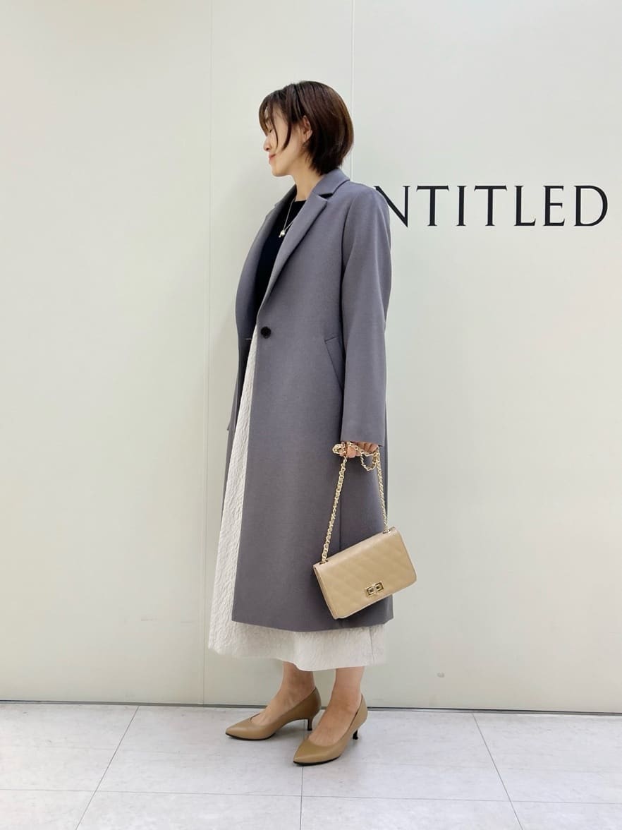 Mikiさんの「UNTITLED｜【スタイリッシュ／オンオフ兼用】ウールチェスターコート」を使ったコーディネート