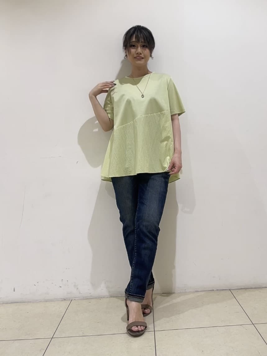 watanabeさんの「UNTITLED｜【Healthy DENIM&times;UNTITLED】別注 R Mrytle（リマートル）テーパードデニム」を使ったコーディネート