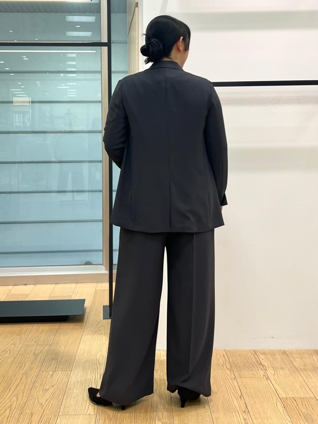 shimaさんの「INDIVI｜【軽く羽織れる！】ダブルジャケット」を使ったコーディネート