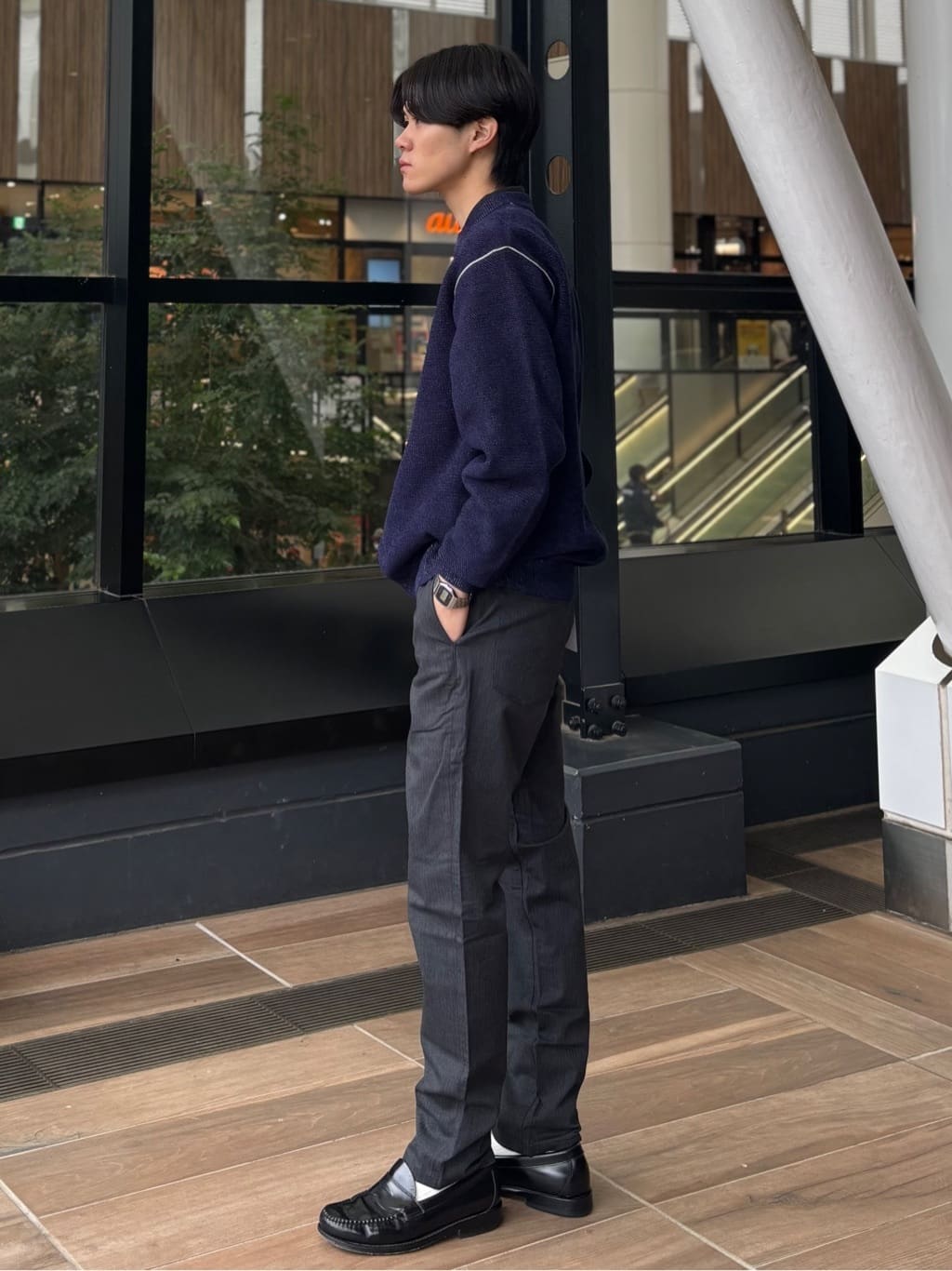 うらしーさんの「THE SHOP TK｜【大人の上品カジュアルを叶える】ハグするニット 洗濯機OK／6色展開」を使ったコーディネート