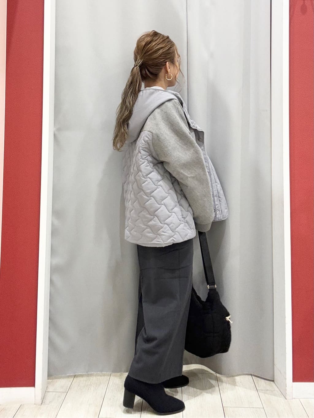 shioさんの「SHOO･LA･RUE｜【洗濯機可/S-LL】きちんと見えする あったか裏起毛ガウチョパンツ」を使ったコーディネート