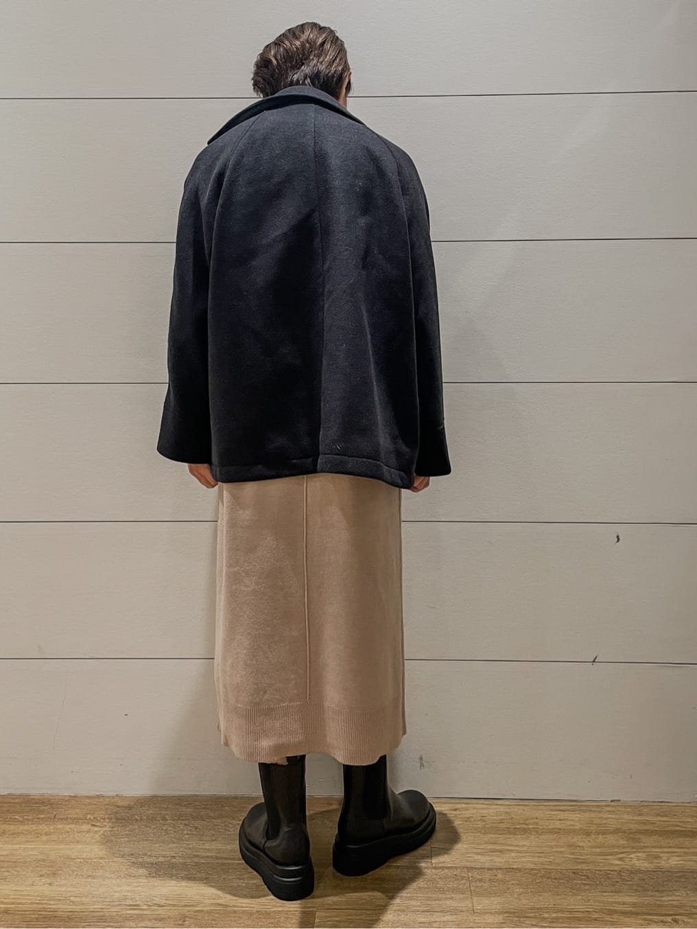 Ryoさんの「THE SHOP TK｜1枚でこなれ見え ハーフZIPワンピース【毛玉になりにくい/静電気防止/洗濯機OK】」を使ったコーディネート