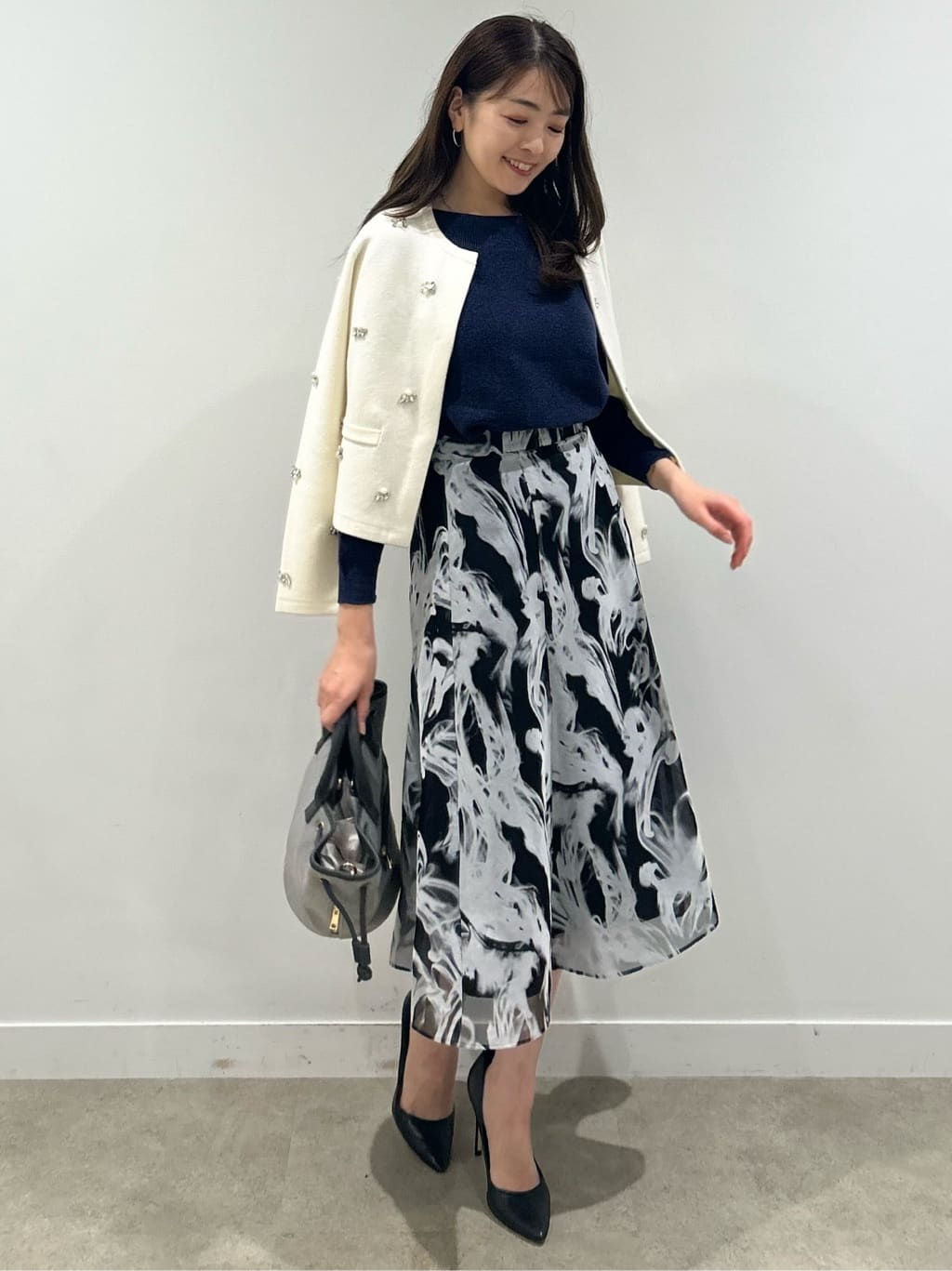 hayaseさんの「COUP DE CHANCE｜ダブルシェイプトート／2WAY使用／ショルダー付き」を使ったコーディネート