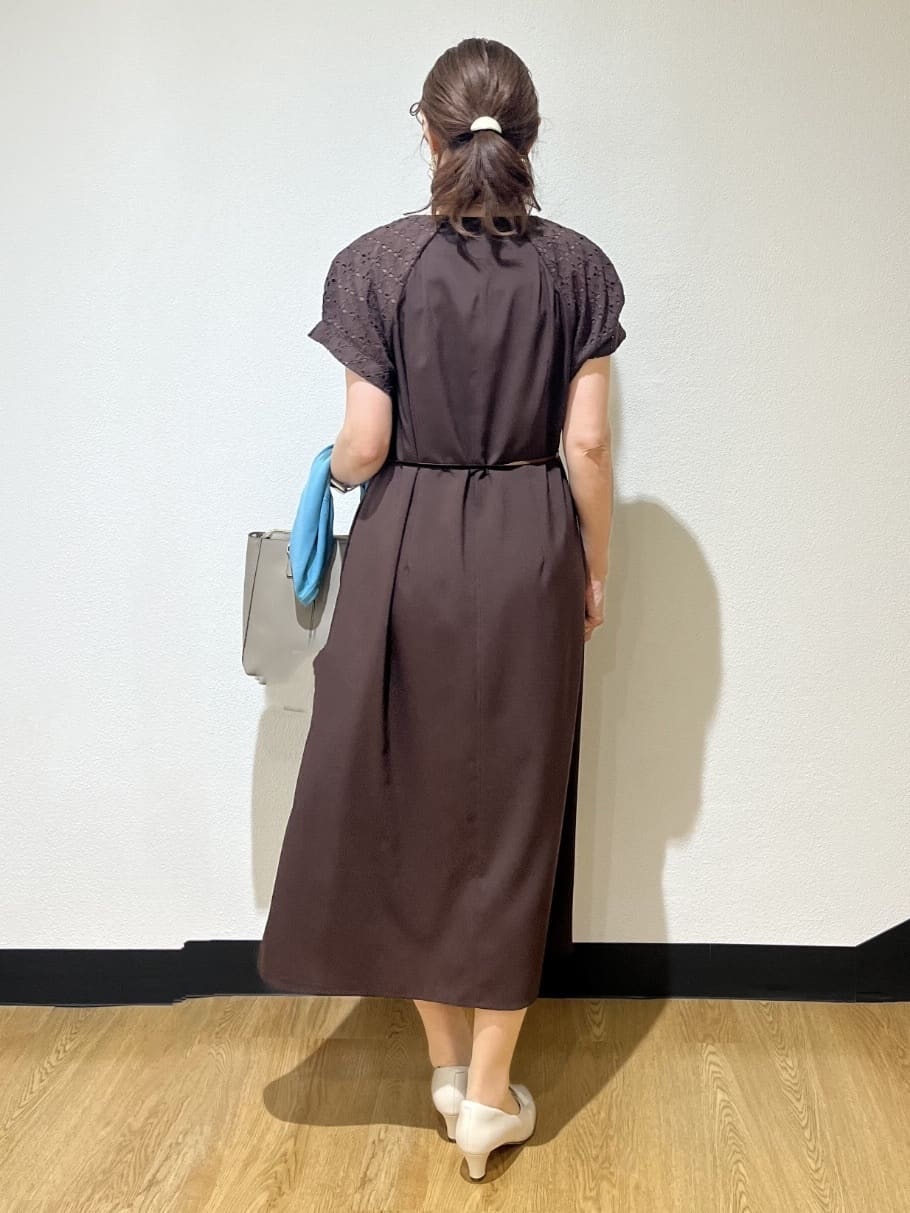 ayaさんの「Reflect｜カットワークレーススリーブワンピース」を使ったコーディネート