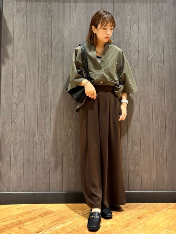 meiさんの「SHOO･LA･RUE｜【洗える/S-LL】首元きれい テレコリブタンクトップ」を使ったコーディネート