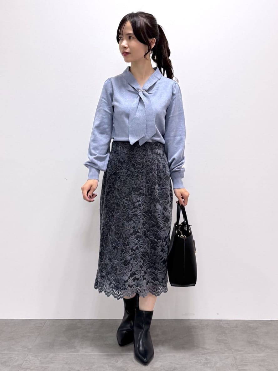 kozuさんの「index｜KAWADAダウンドロストミドルコート【撥水／洗濯機OK／2WAY／静電気防止裏地】《XS～3L》」を使ったコーディネート