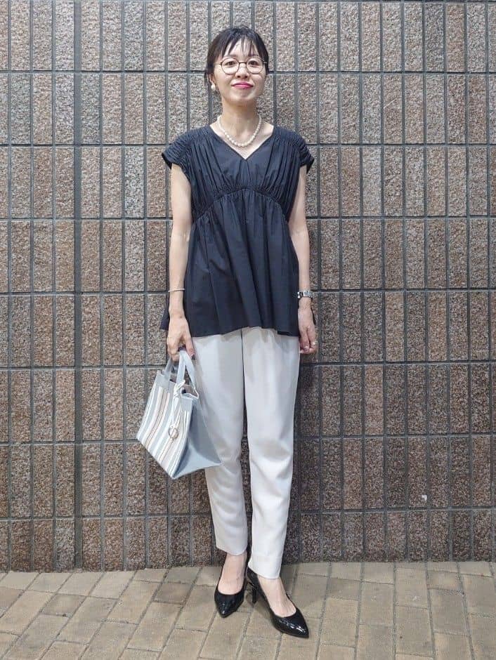 MUTSUKOさんの「UNTITLED｜【セレモニー】淡水パールショートネック」を使ったコーディネート