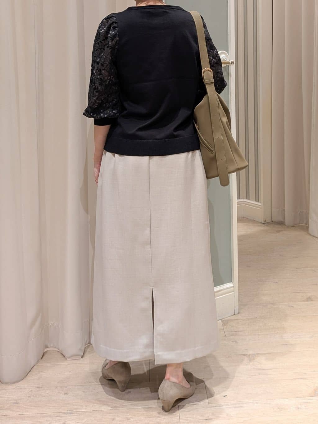 ちゃさんの「grove｜【カセット服】洗えるストレートシルエットスカート」を使ったコーディネート