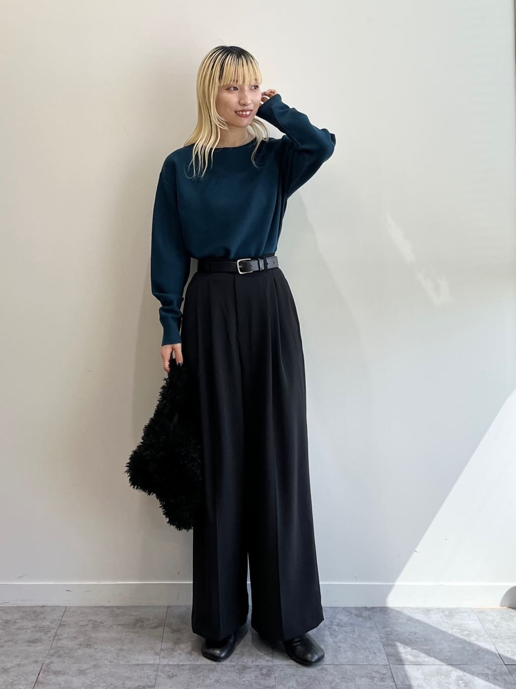 omaさんの「THE SHOP TK｜【S-XLサイズ/選べる7色】どこから見ても美しい ガーターニット/毛玉になりにくい/洗濯機OK」を使ったコーディネート