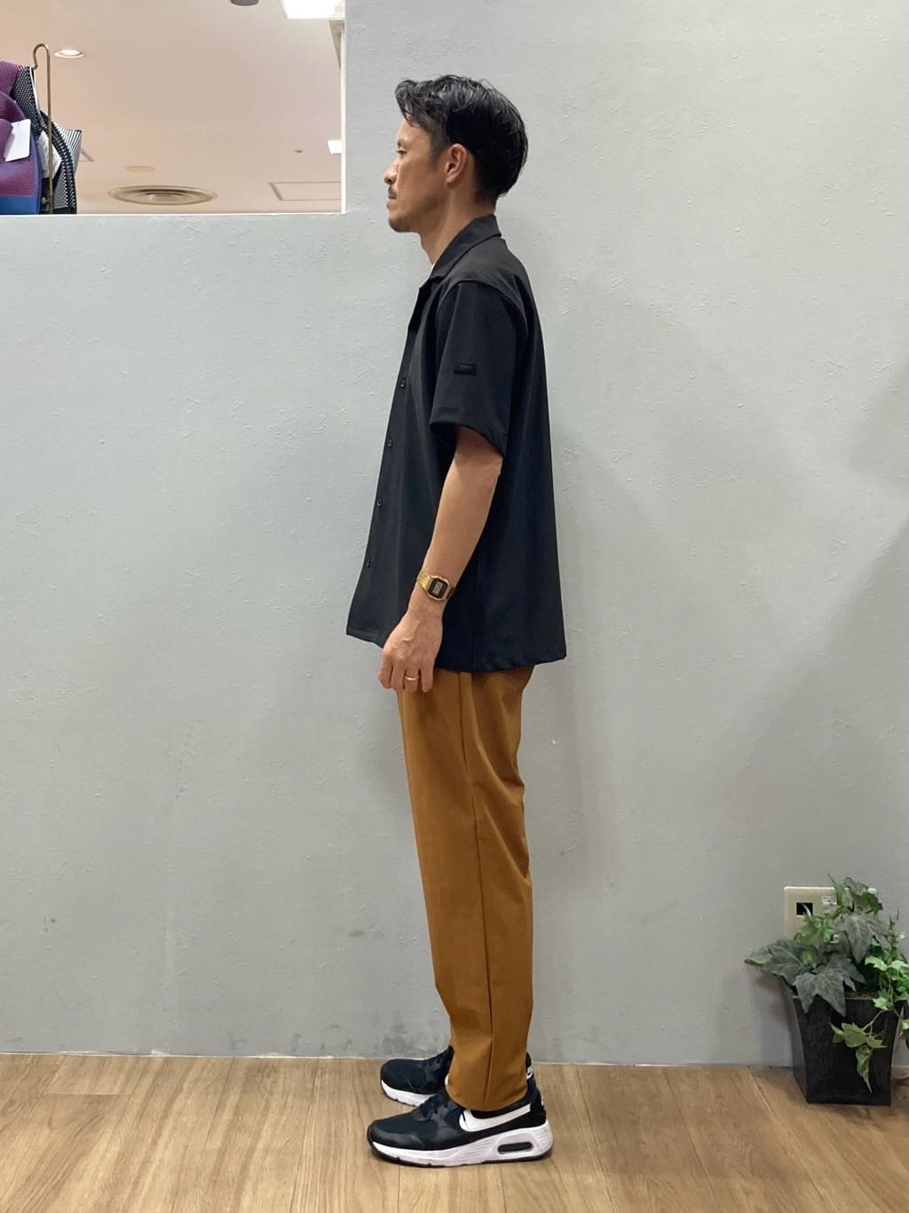 シュンさんの「TAKEO KIKUCHI｜【COOL CITY WEAR】エアートール オープンカラーシャツ /接触冷感・通気性」を使ったコーディネート