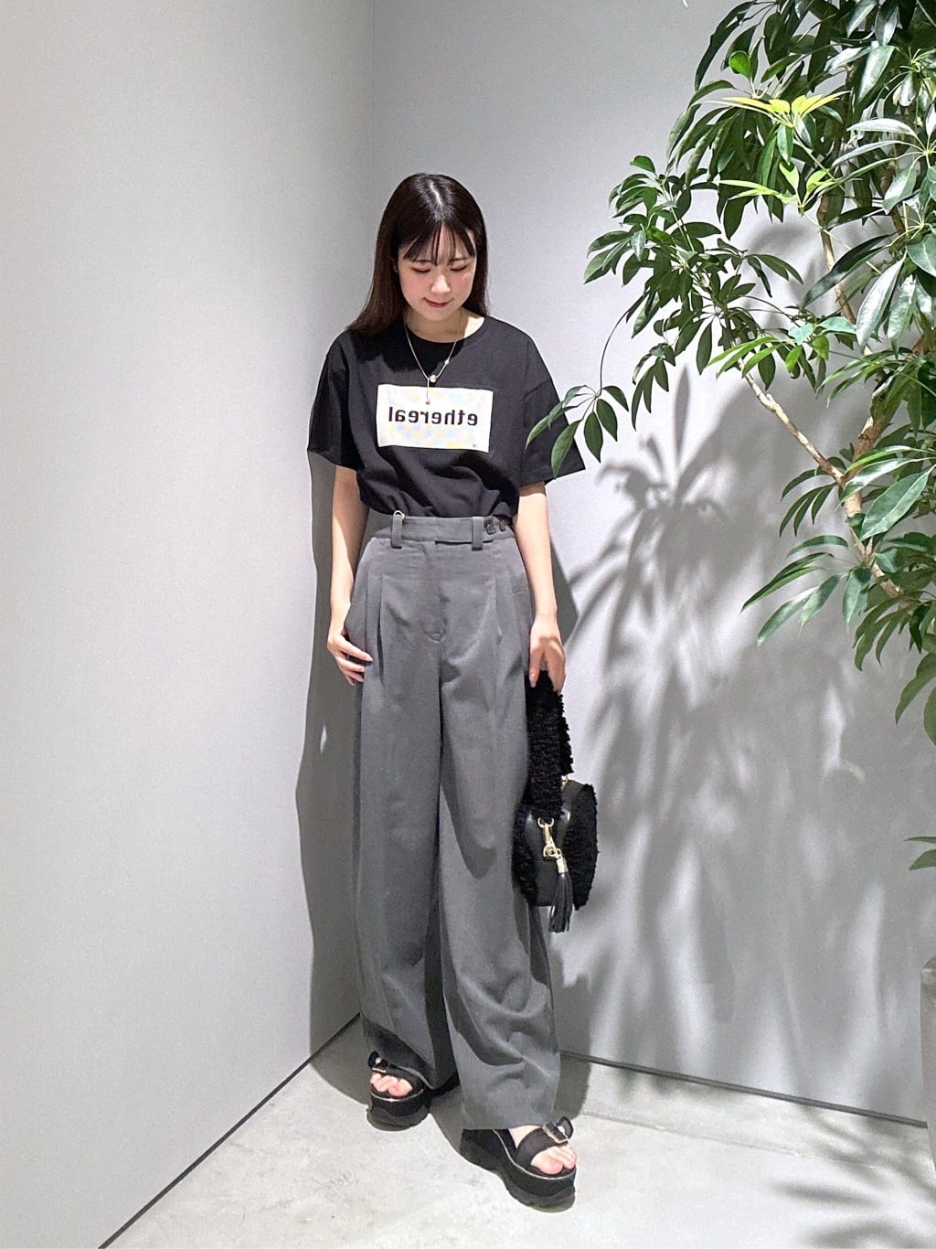 Renoさんの「INDIVI｜Timeless｜モードスラックス」を使ったコーディネート