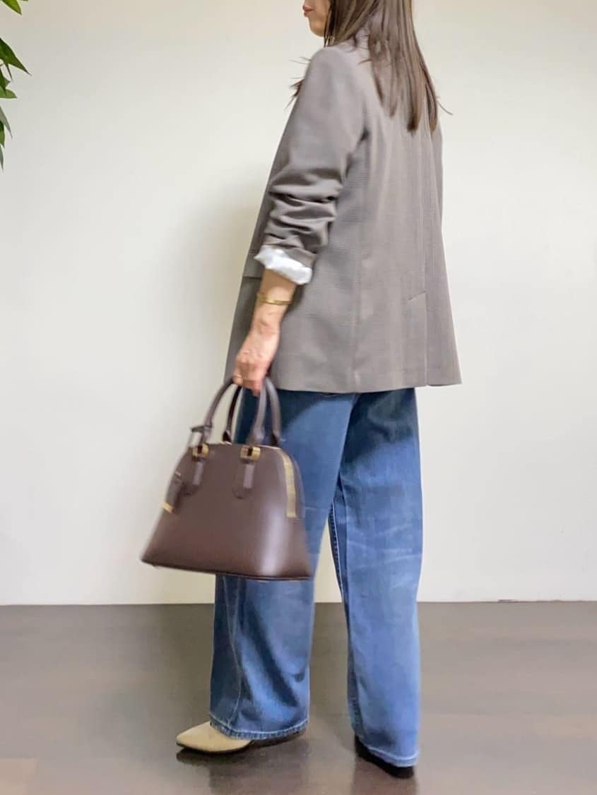 tomoさんの「UNTITLED｜【アンサンブル可/六分袖/洗える】ウールシルクニット」を使ったコーディネート