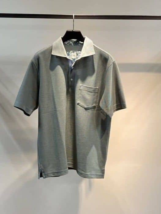 あまえびさんの「TAKEO KIKUCHI｜【抗菌防臭／9色5サイズ展開】ハニカムメランジ ポロシャツ」を使ったコーディネート
