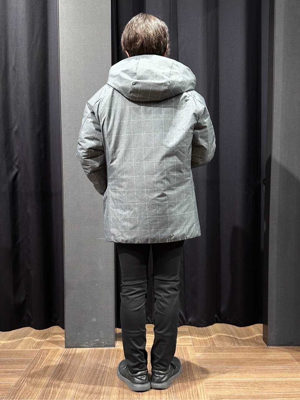 tomoyaさんの「THE SHOP TK｜【軽くて、暖かい】SORONA／ソロナ 中綿ブルゾン 防風/軽量/洗濯機OK/フード脱着可」を使ったコーディネート