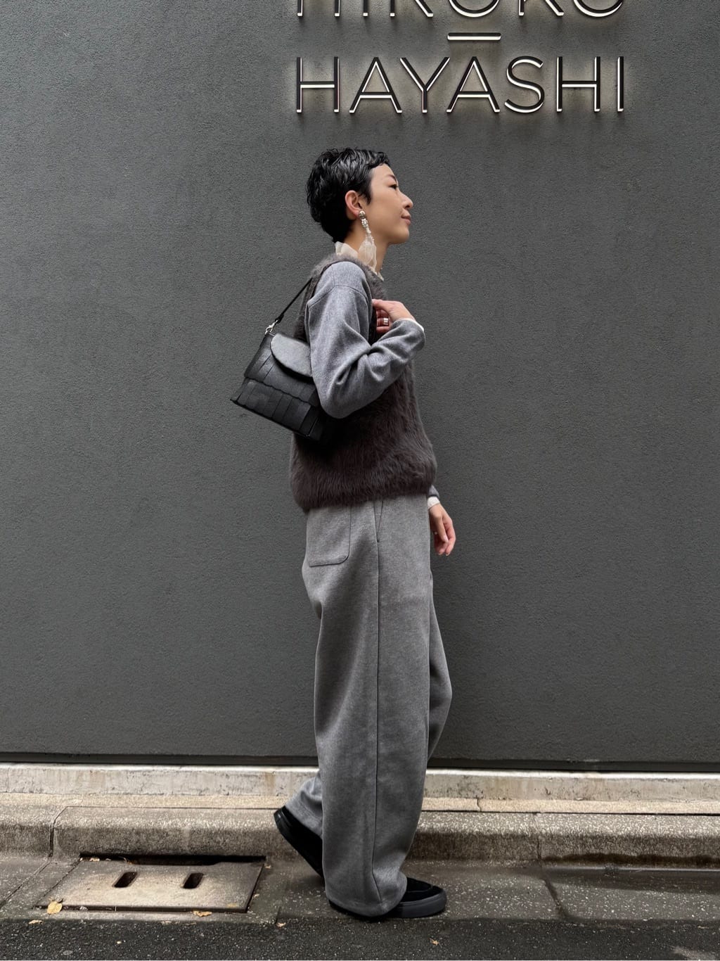 Kさんの「HIROKO HAYASHI｜FRANGIA（フランジャ）ショルダーバッグ」を使ったコーディネート