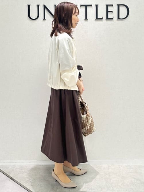 Miwaさんの「UNTITLED｜フープトップネックレス」を使ったコーディネート