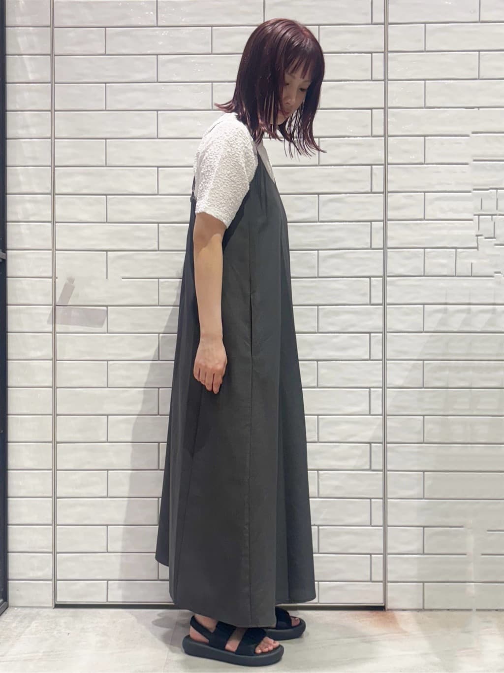 ranさんの「OPAQUE.CLIP｜【軽量／撥水加工／多ポケット】ツイルピジョンミニショルダーバッグ」を使ったコーディネート