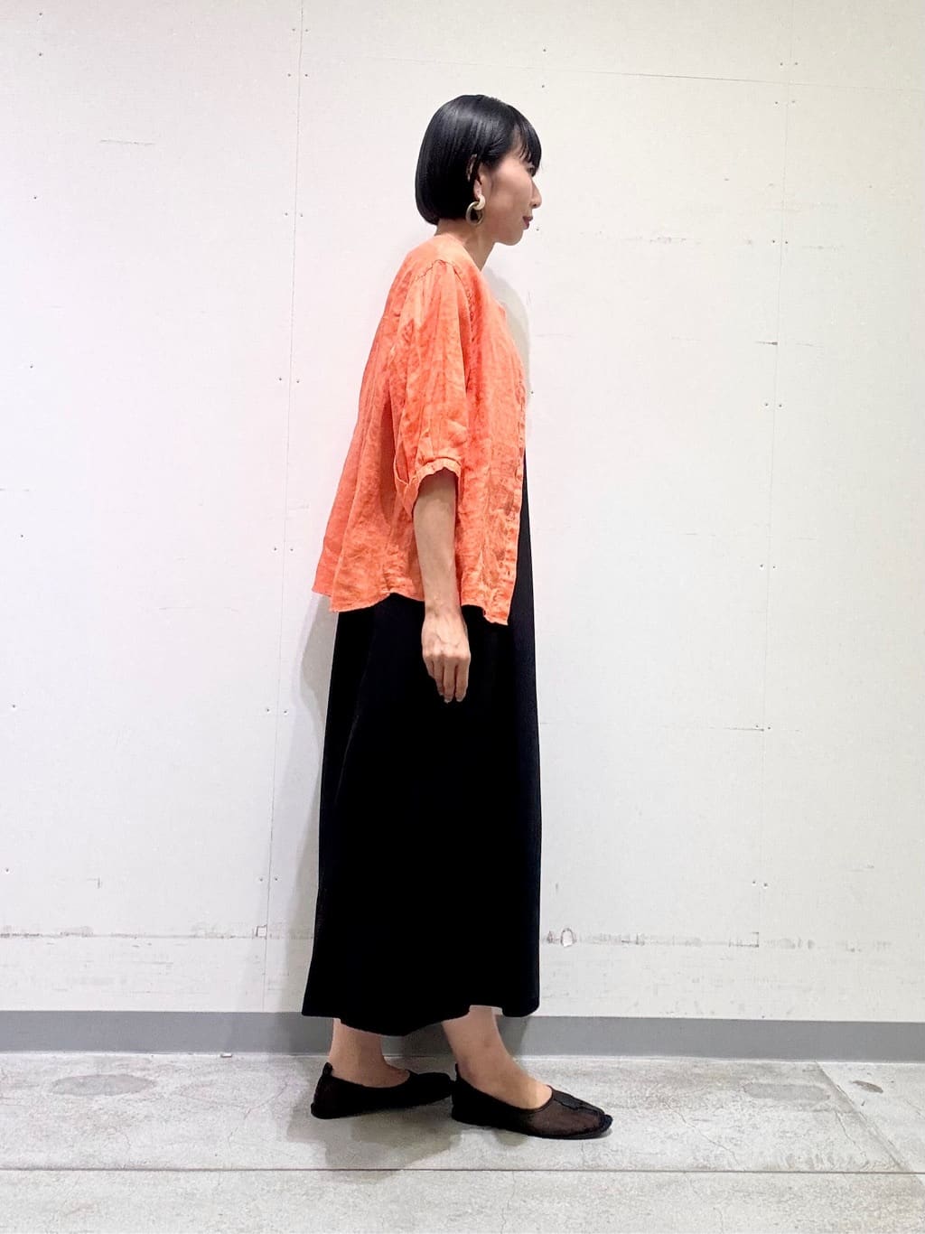 naoさんの「INDIVI｜【UVケア】エアリージョーゼット キャミワンピース」を使ったコーディネート