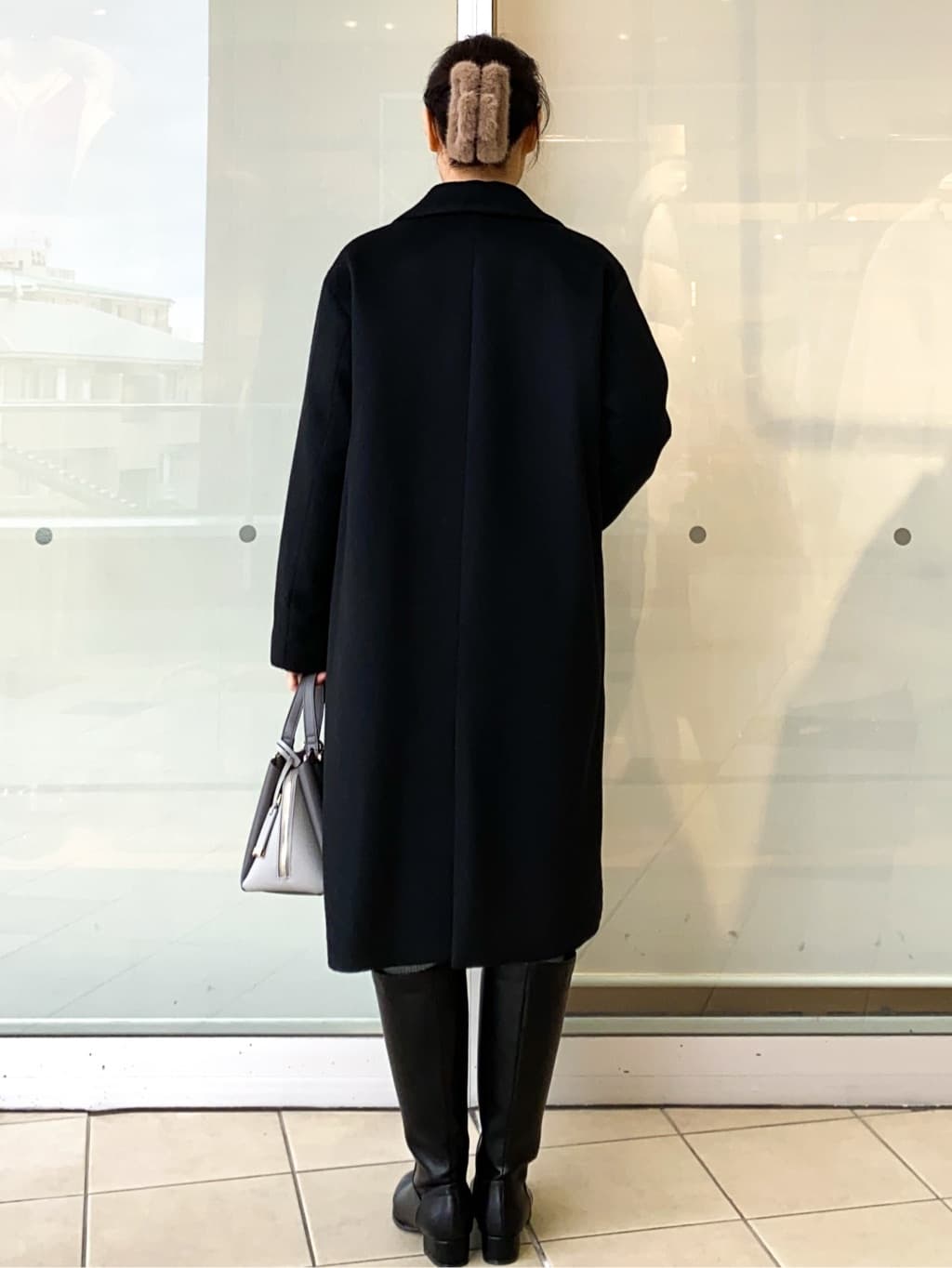 Jeanさんの「OPAQUE.CLIP｜カシミヤブレンドウールチェスターコート」を使ったコーディネート