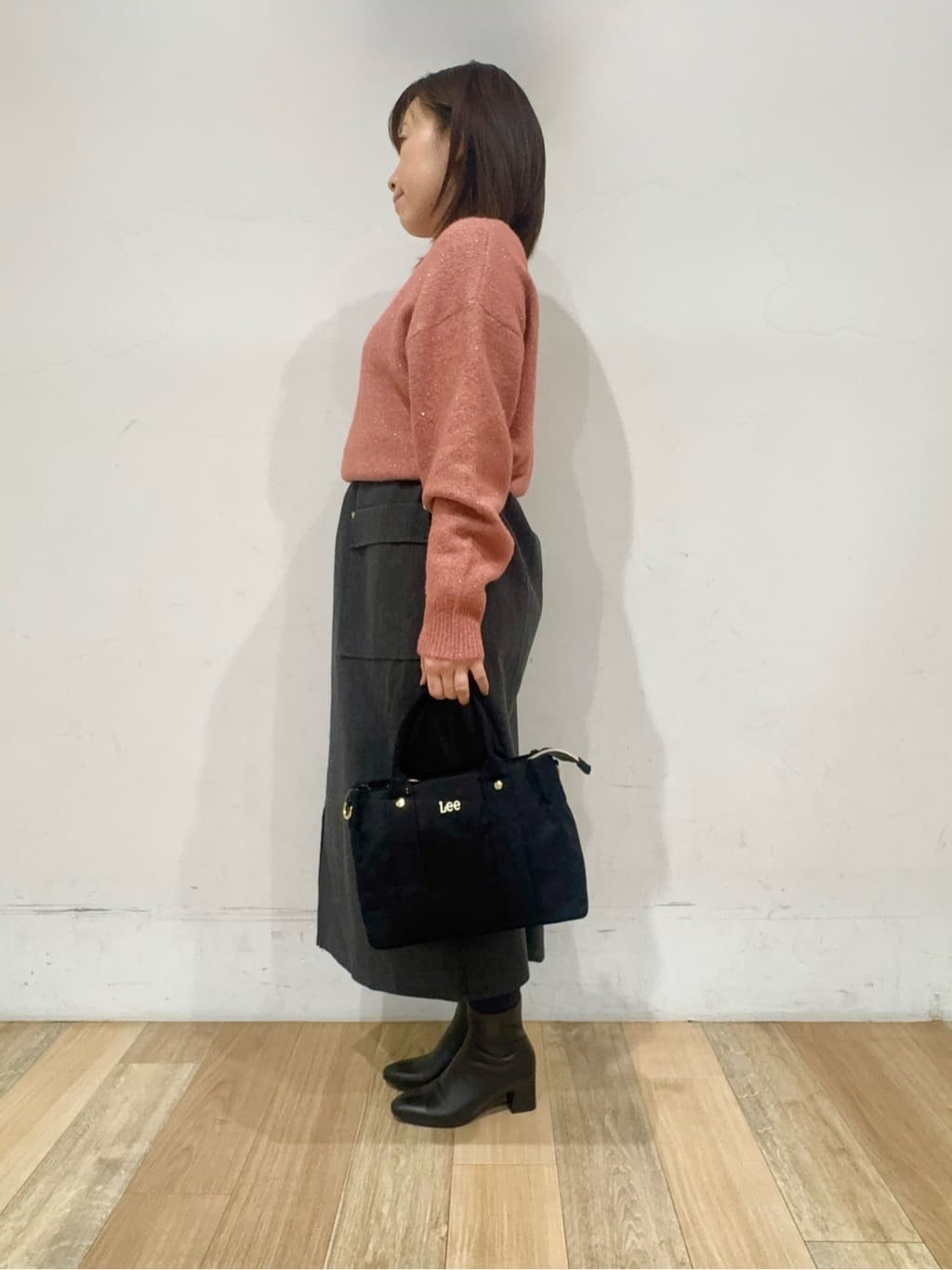 miさんの「grove｜【ウール混】軽やかに羽織れるショートコート」を使ったコーディネート