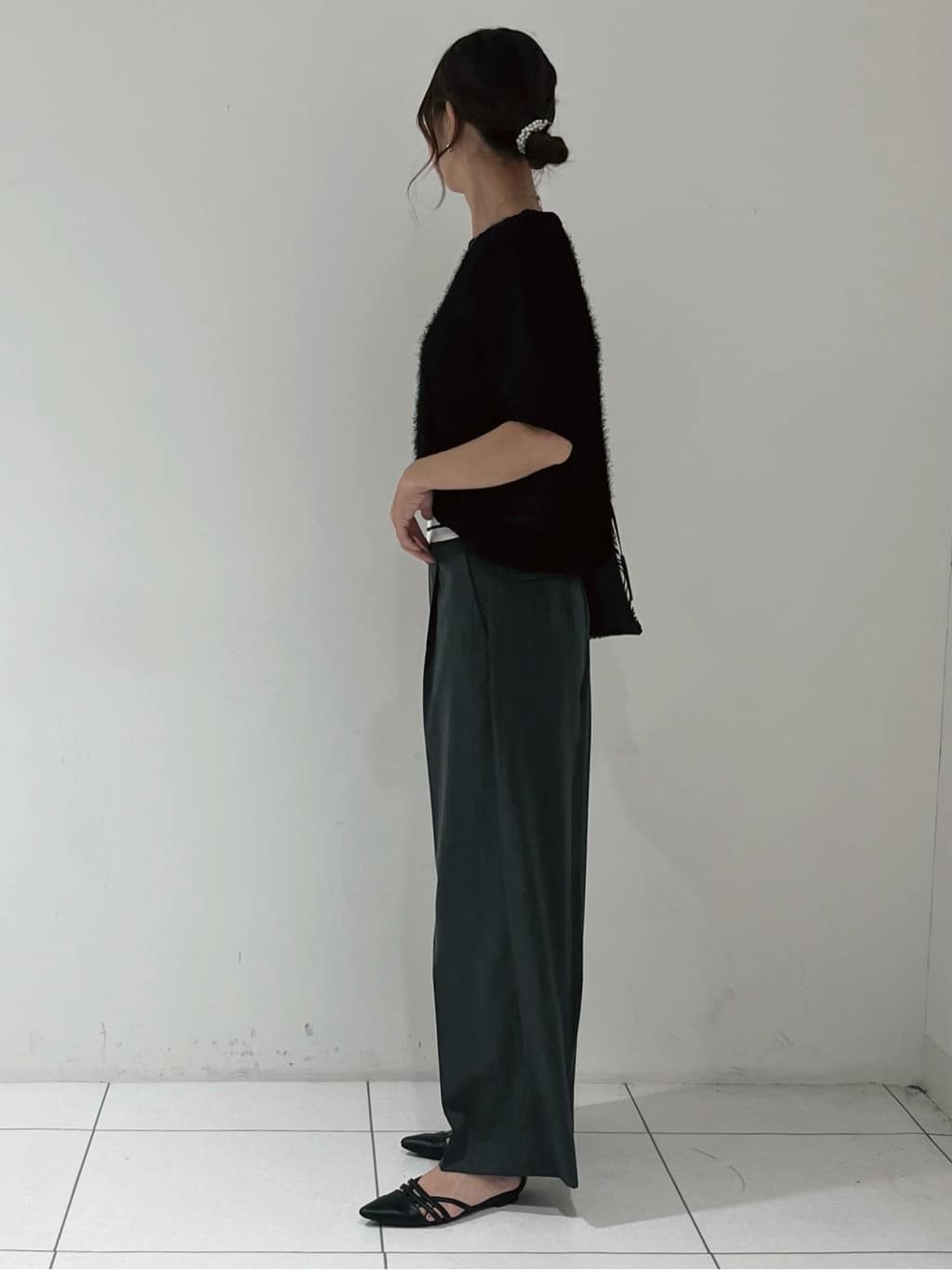 shioriさんの「INDIVI｜【軽く羽織れる！】ダブルジャケット」を使ったコーディネート