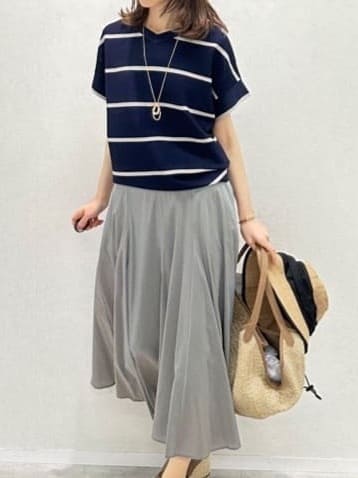 Miwaさんの「UNTITLED｜ライトダブルリングネックレス」を使ったコーディネート