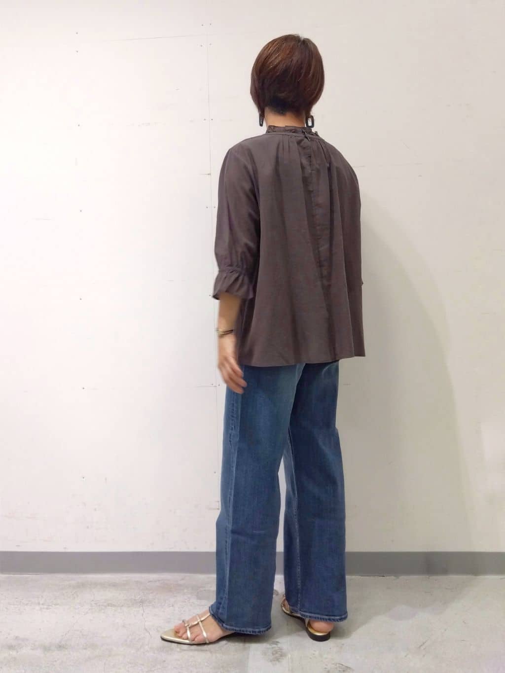 Kさんの「INDIVI｜【洗える/コットン】ピンタックシアーブラウス」を使ったコーディネート
