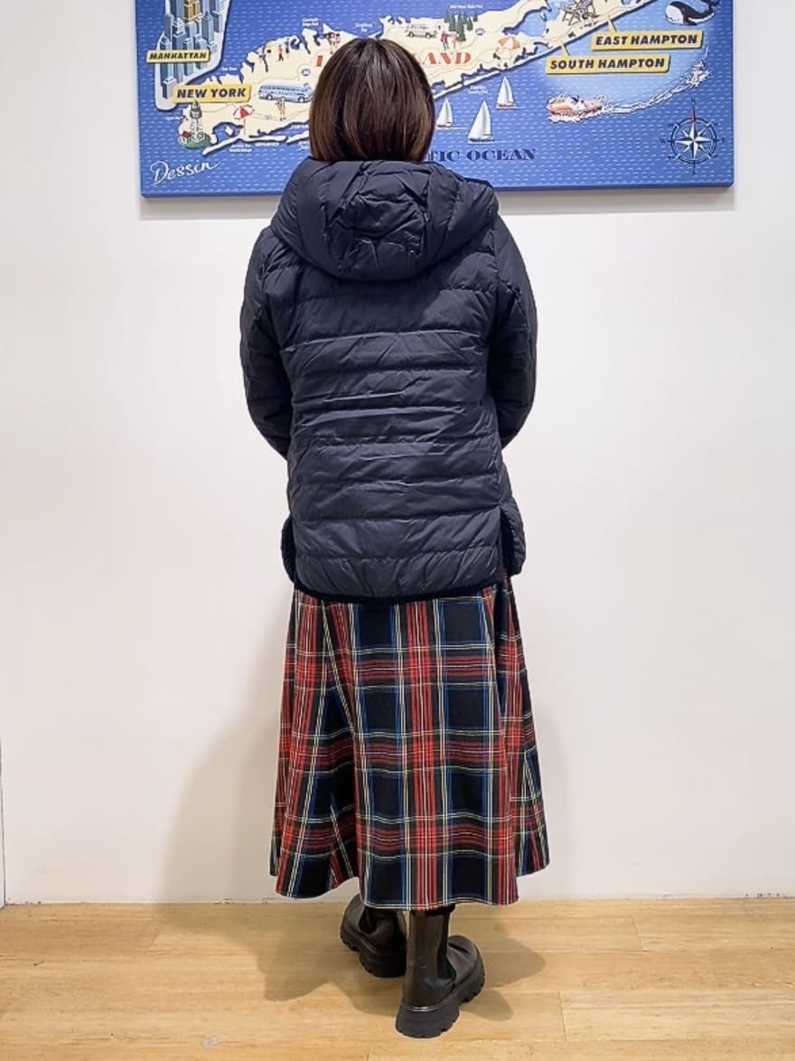 Hamaさんの「Dessin｜【撥水・2WAY】ミュラーダウンコートミドル丈」を使ったコーディネート