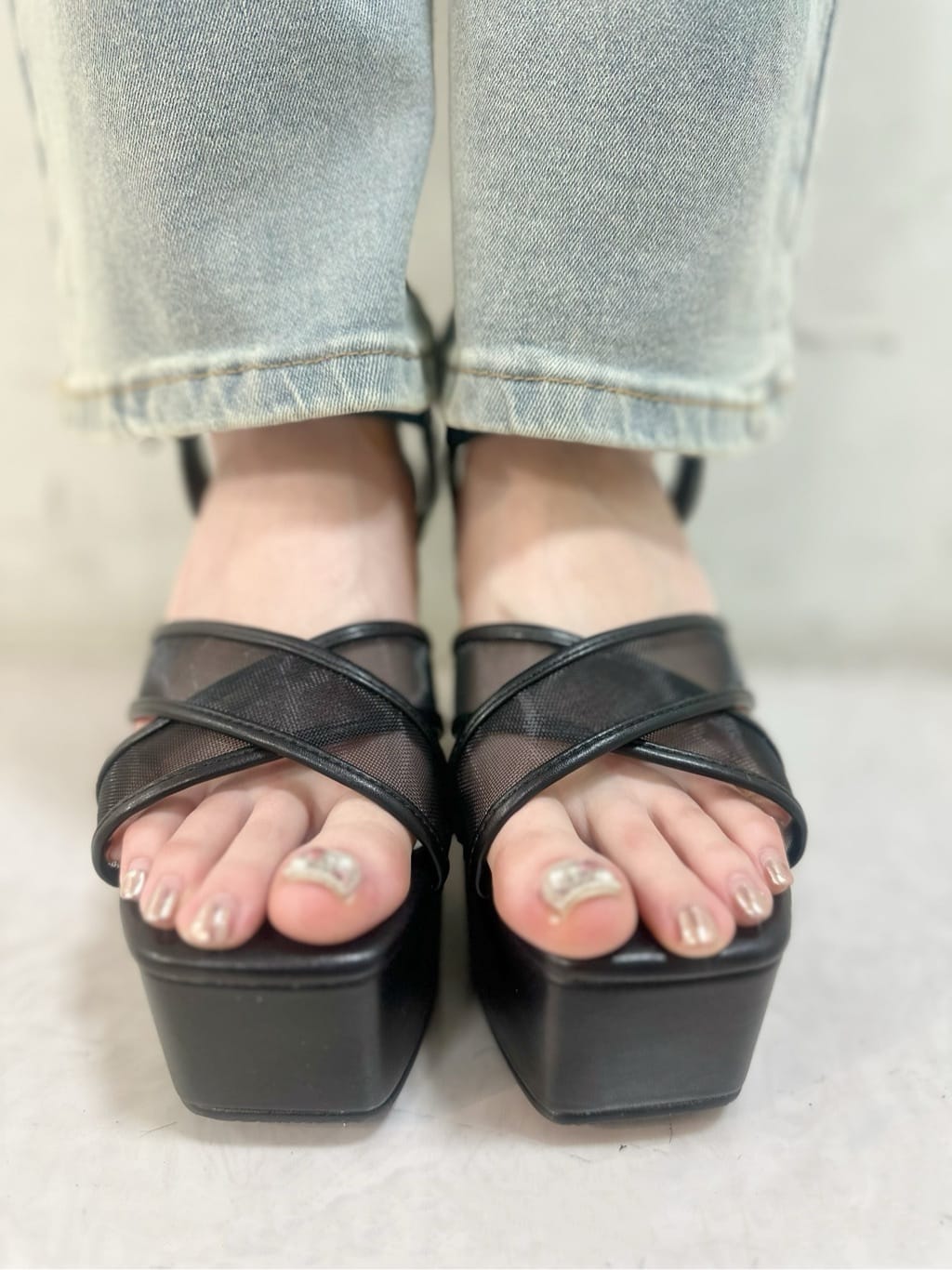 ayakaさんの「ESPERANZA｜ラク盛り厚底サンダルⅢ」を使ったコーディネート