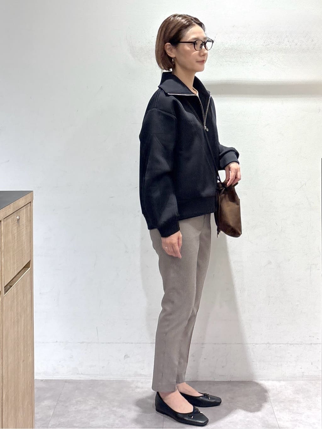 たけねぇさんの「OPAQUE.CLIP｜《SS-LLサイズ》ハイストレッチイージースティックパンツ【洗濯機洗い可】」を使ったコーディネート