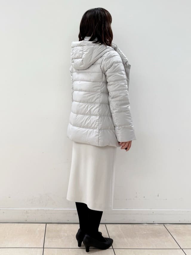 KIKIさんの「Reflect｜【SS-4Lサイズ】フーデッドミドルダウンコート」を使ったコーディネート