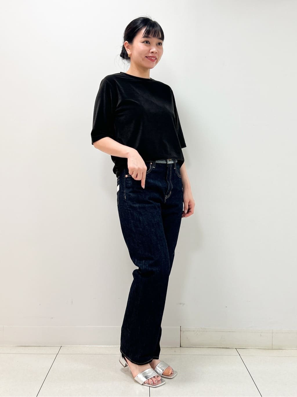 Kaiさんの「Dessin｜【洗える】シアーベロアトップス」を使ったコーディネート