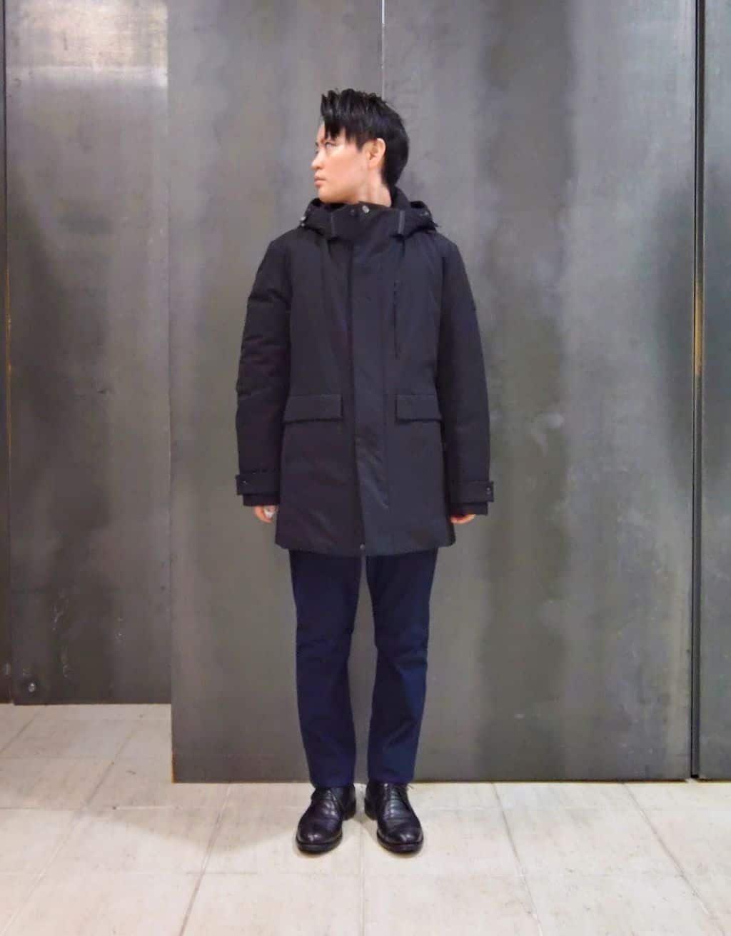 shiominさんの「TAKEO KIKUCHI｜【None Of Stress】ストレッチ ダウンブルゾン」を使ったコーディネート