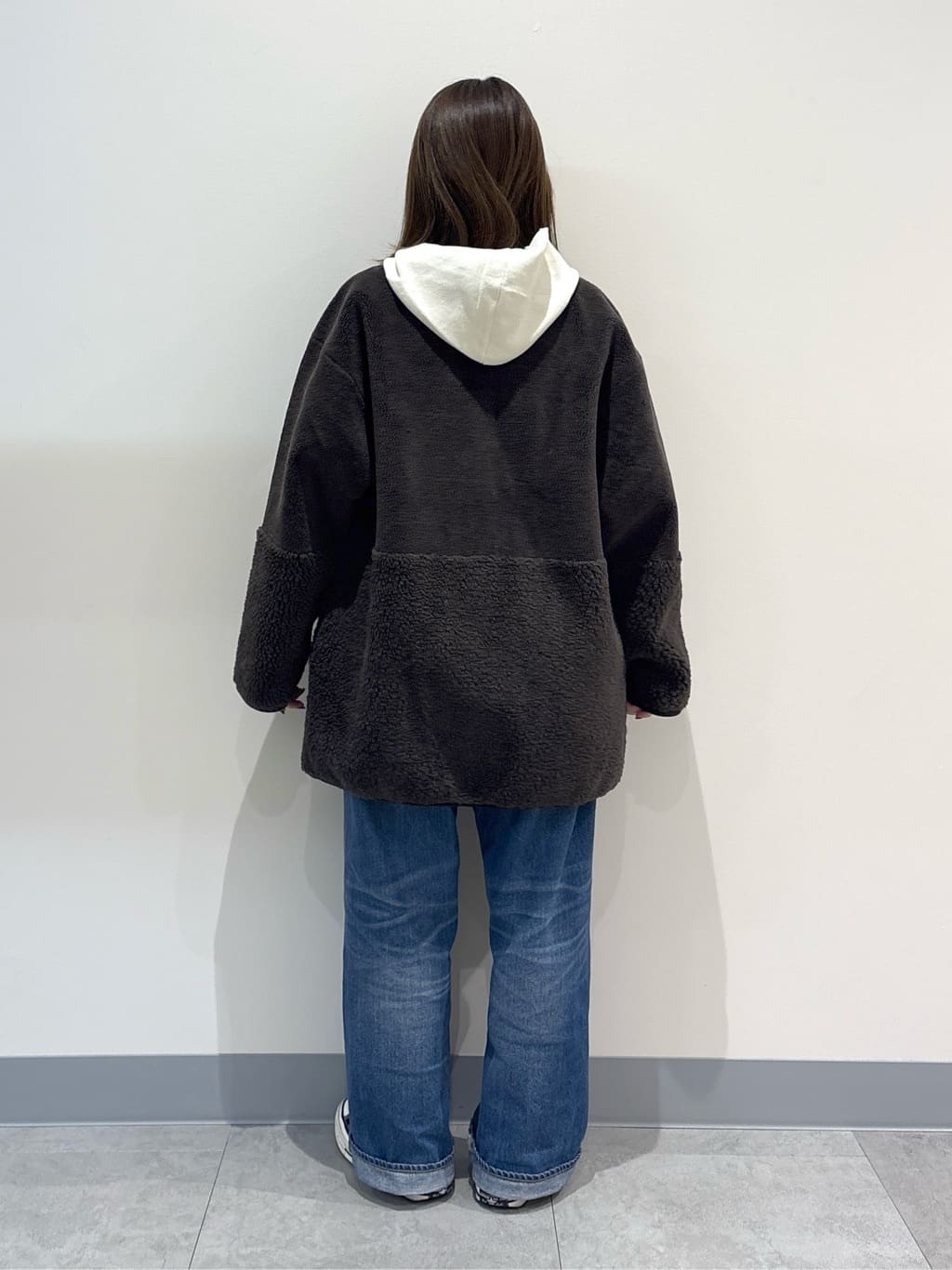 risaさんの「Dessin｜【2WAY】フェイクムートンコート」を使ったコーディネート