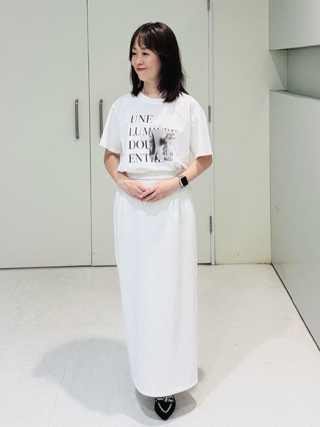 makiさんの「UNTITLED｜【ロゴT/プリントT】グラフィックTシャツ」を使ったコーディネート